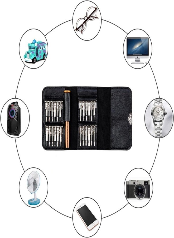 Zaptec 25 in 1 Precision Small Magnetic Screwdriver Set Multi Pocket Repair Tool Kit for Mobile, Laptop, Electronics, iPad, Mackbook, Watch - Image 3